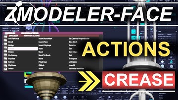 ZBrush - ZModeler Polygon(Actions) - "Crease"