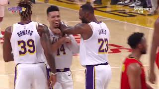 Danny Green Putback Dunk   Hawks vs  Lakers   November 17, 2019