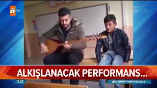 Öğretmeni Çaldı Öğrencisi Söyledi - ATV HABER (ALKIŞLANACAK PERFORMANS) (helal sana çoçuk)MÜTHİŞ !!! Resimi