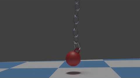 Blender Pendulum Ball Swing