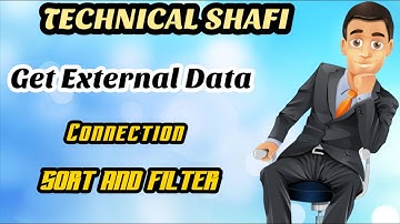 018) How to Get External Data in excel in Hindi/Urdu |From Text, Web, Access and From other sources