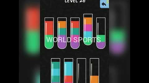 Water Color Sort Game.level(25-26).Amazing finishing..........