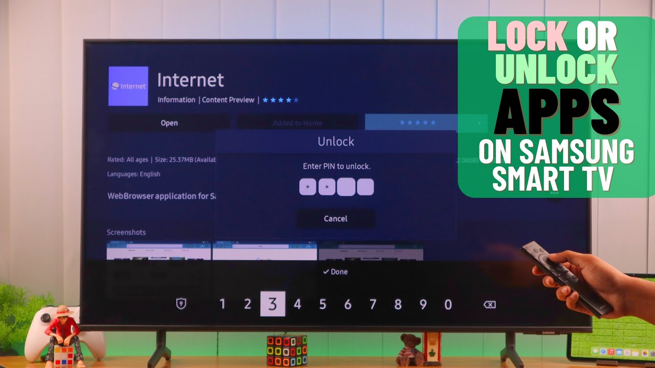 Samsung Smart TV: How To Lock and Unlock Any Apps 4k TV YouTube Samsung Smart TV: How To Lock and Unlock Any Apps 4k TV YouTube