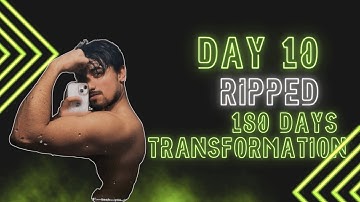 Day 10/180 Days to Ripped Transformation Begins | Akshay Anil Fitness Journey
