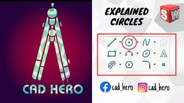 Solidworks Tutorial || Introduction to Circles || For Beginners