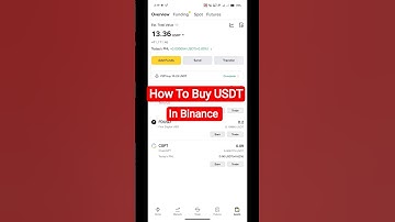 How to Buy USDT on Binance | Binance Me USDT Buy Kaise Kare