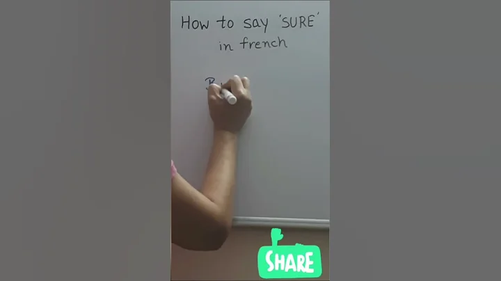 How to say SURE in French - Learn French - Onward Academy | #fyp #shorts #foryou #viral #learnfrench