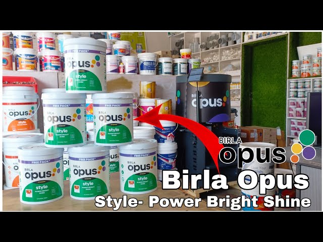 Birla Opus- Style Power Bright Shine || Economy Exterior Shine Emulsion || Aditya Birla Paints class=