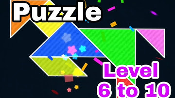Tangram puzzel Level 6 to 10