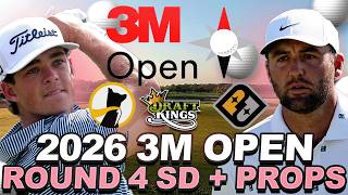 2026 3M Open Round 4 Showdown + Prop Stream : Weather, DFS Strategy, Pick 'em Props + Matchup Bets