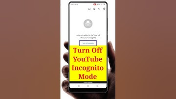 How to turn off incognito mode in youtube | Youtube me incognito mode off kaise kare #shorts