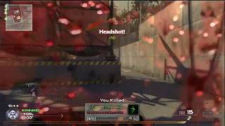 MW2: Across Map Throwing Knife with Quickscope!