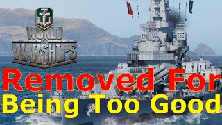 World of Warships- This Ship Was Removed For Being Too Good (Massachusetts)