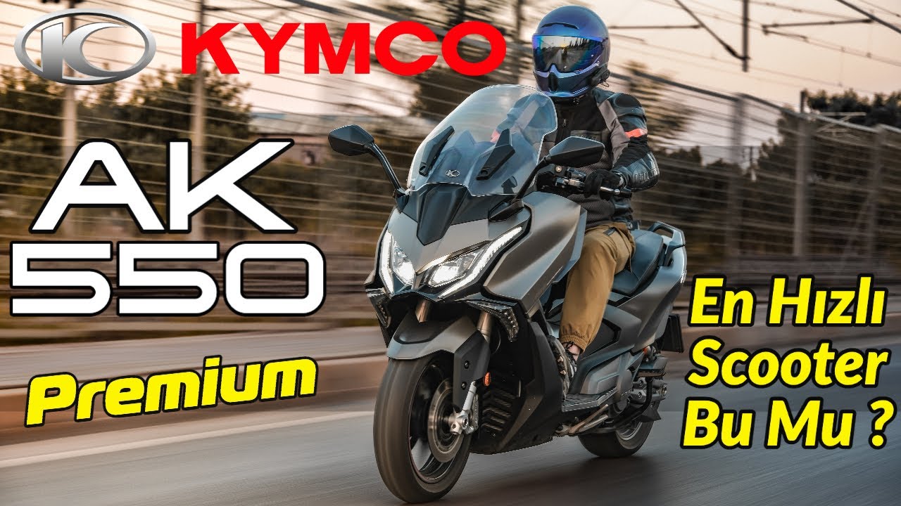 EN HIZLI SCOOTER BU MU ? / KYMCO AK550 PREMİUM 2023 / SELESİ AYARLANA BİLİYOR !!