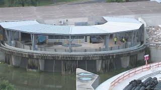 Crews make progress on first Waller Creek park as officials plan next phase of construction