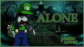 FNF Mario's Madness| Alone,  Piano Cover