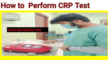 CRP Test procedure| Direct Quantitative Test  procedure in Mispa i2 protein analyzer