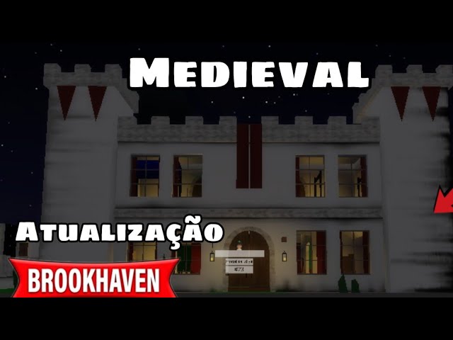 Nova atualização Brookhaven, tema Medieval #roblox #brookhaven #atuali