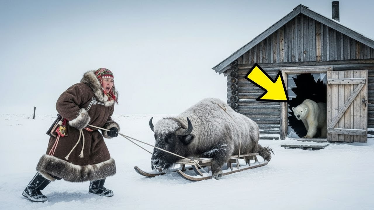 WDOWA JAKUCKA stawia czoła 6000kg BAWOLU, by nakarmić głodne WNUKI — Ale ZAŁAMUJE SIĘ, gdy widzi…