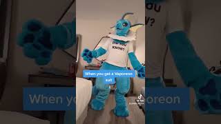 The amount of times people say this haha #furry #furryfandom #fursuit #pokemon #vaporeon