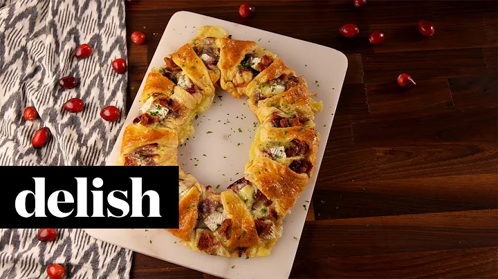 Bacon Brie Crescent Wreath | Delish