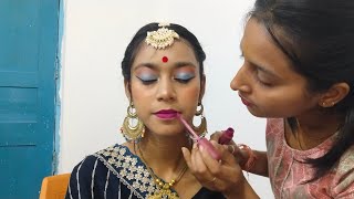 Traditional Indian Look & Beautiful Hairstyle for Mahi | Soft & Relaxing ASMR 😊✨ screenshot 5