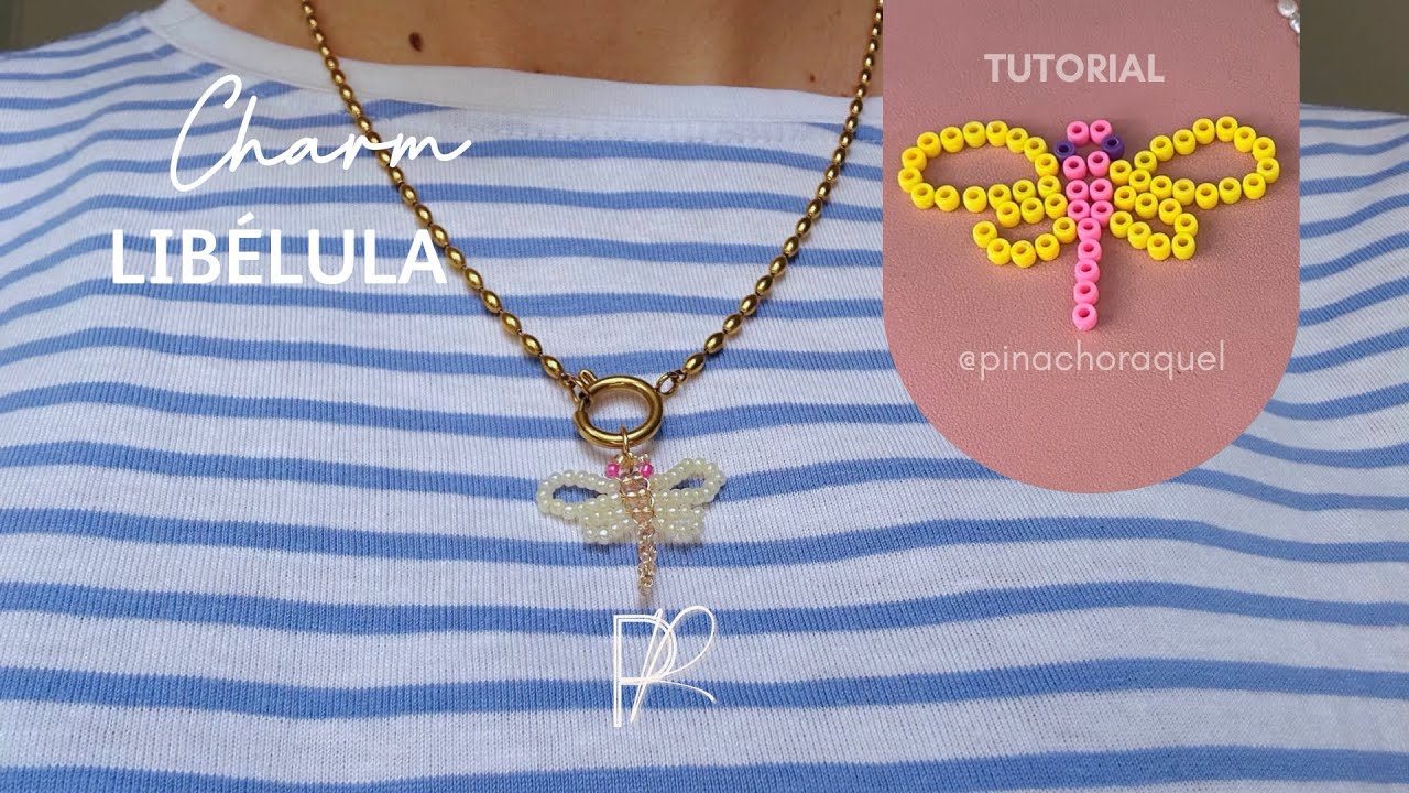 Tutorial CHARM LIBÉLULA. Súper fácil e ideal para decorar tus joyas este verano ☀️😍