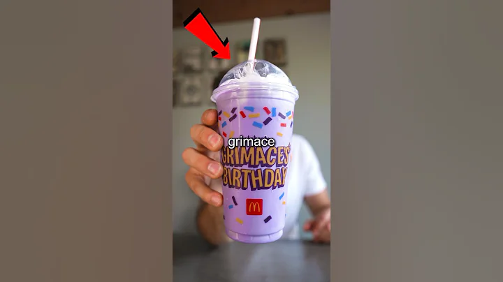 I Tried McDonald’s Grimace Shake 👿