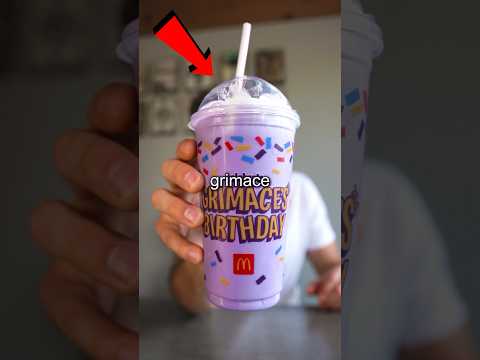 I Tried Mcdonalds Grimace Shake