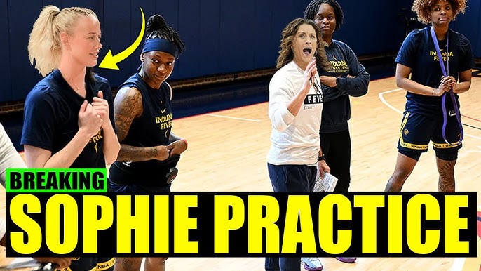 Sophie Cunningham First Practise Under Stephanie White ! Fever Player Shocked From Sophie Skills - YouTube