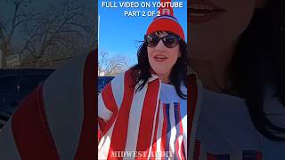 No Kings VS 'Transwomen Are Men' Sign Part 2 | First Amendment | MIDWEST AUDIT