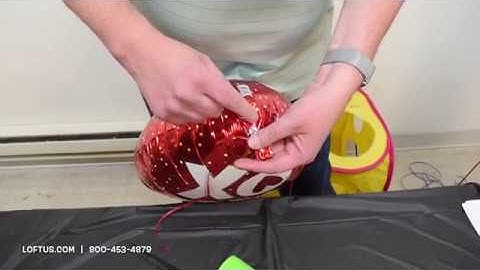 How To Properly Tie Ribbon To A Foil Balloon