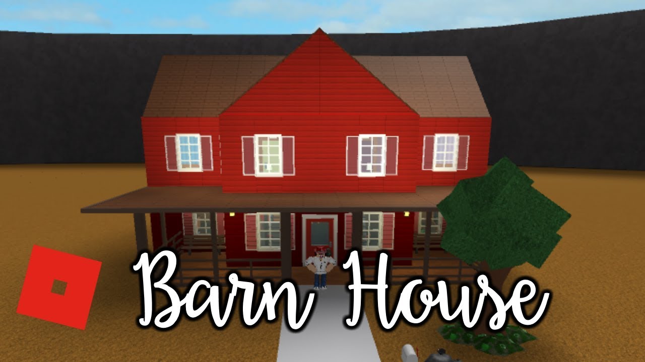 Welcome To Bloxburg Barn House Speed Build Youtube - barn roblox