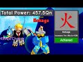 Unlocked Hokage Class After 170 Hours! Reached 300Qn Total Power - Anime Fighting Simulator Roblox