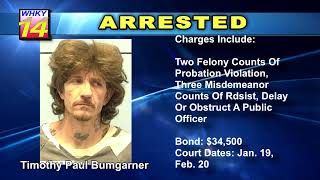 Morganton Man Jailed On String Of Felony, Misdemeanor Charges Following Reported Disturbance