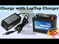 Charge Your Car Battery with Laptop Charger