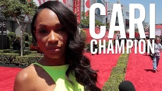 Newest Sportscenter Anchor Cari Champion Talks Caitlyn Jenner On The Espys Red Carpet