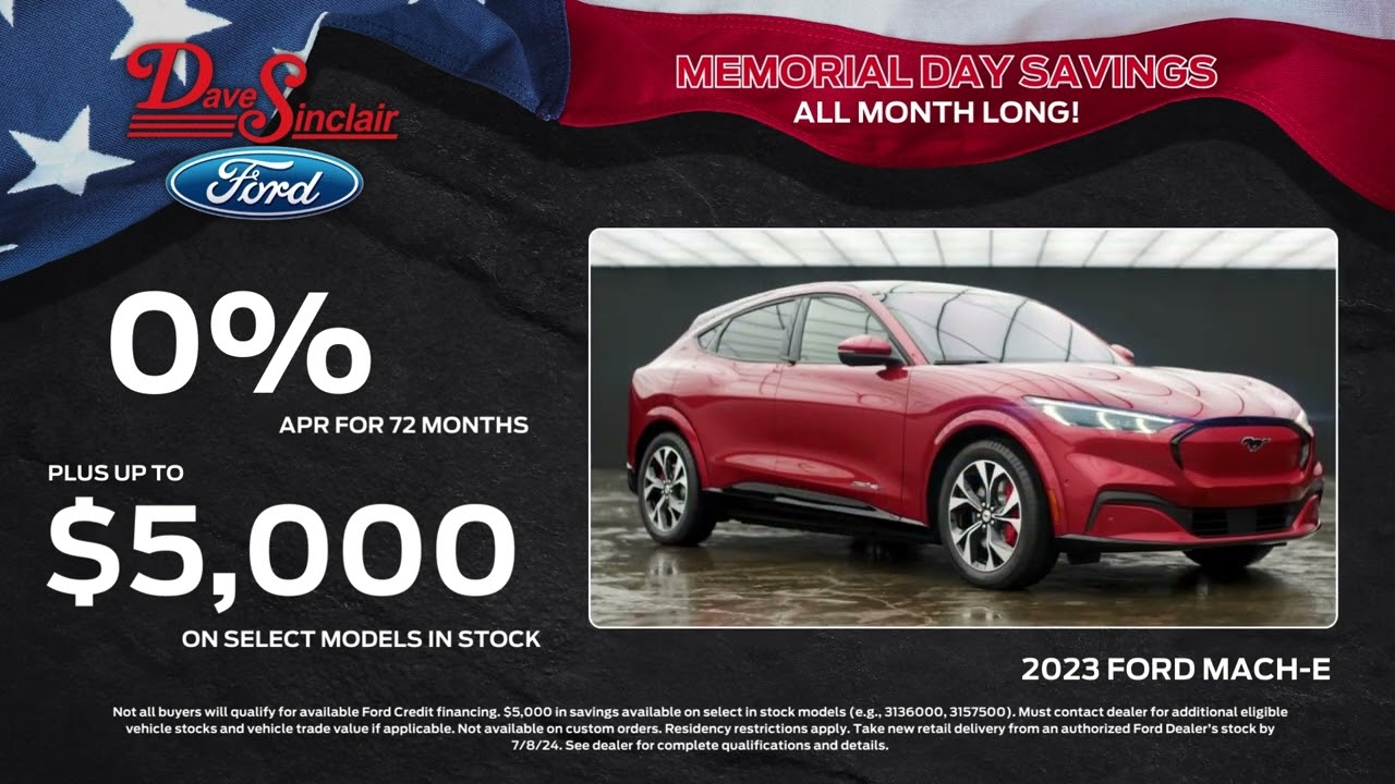 Memorial Day Deals On The 2023 Ford Mach-E | Ford Dealer Near St. Louis, MO