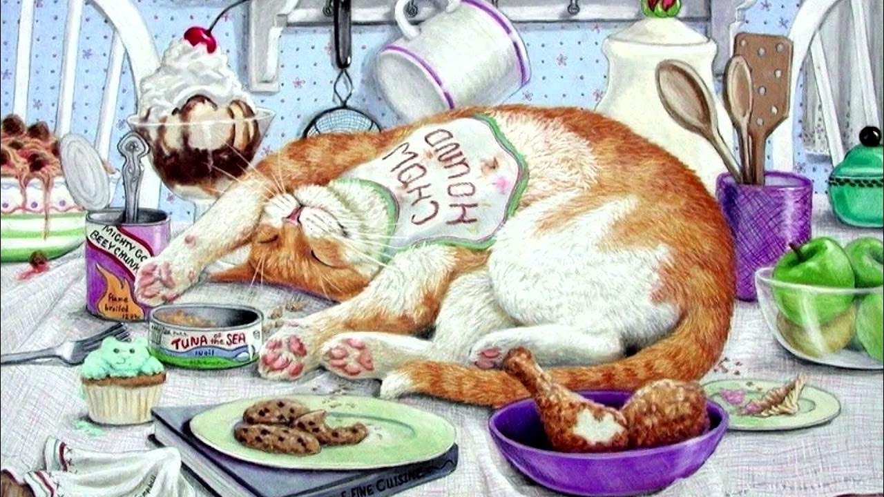 Коты художники Джой Кэмпбелл