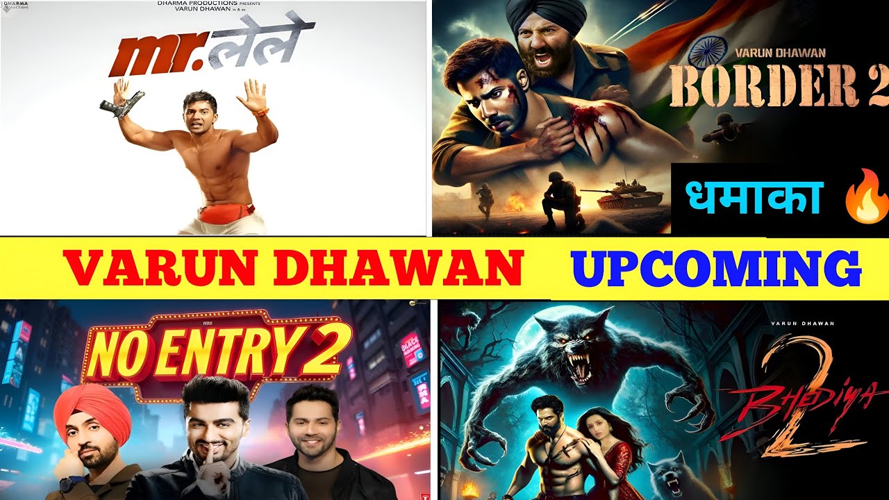 Top 10 Varun Dhawan Upcoming Movies (2025–2027) | Must-Watch Bollywood Projects