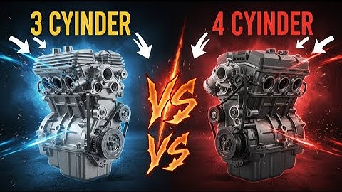 3 CYLINDER ENGINE VS 4 CYLINDER ENGINE