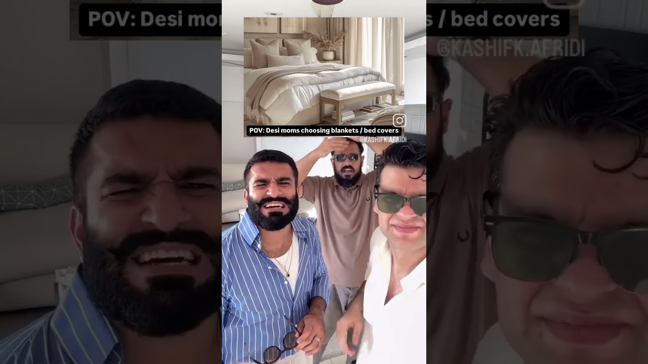 Pov: Desi mom choosing blanket 😑.                       