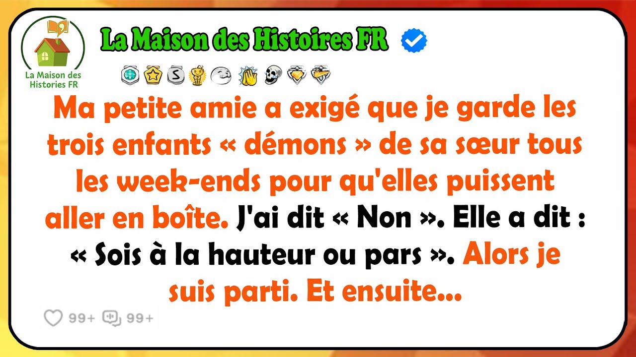 « Sois un homme, prends tes responsabilités, ou dégage. » C’est ce qu’elle m’a dit jeudi soir, dans mon propre salon, pendant qu’on regardait la télé. Deux ans ensemble, huit mois qu’elle vivait...
