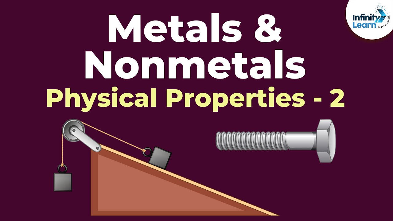 metals and nonmetals physical properties part 2 cbse 8 properties of nonmetals