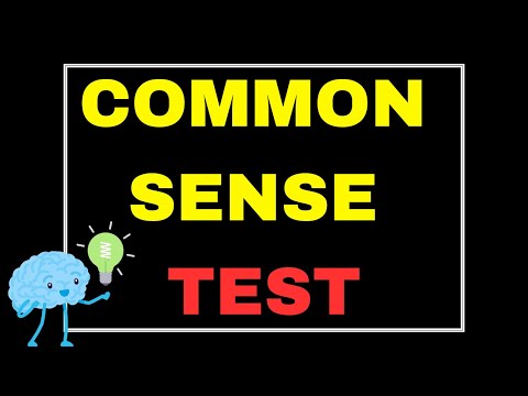 Common Sense Test