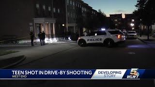 Police: Teen shot in drive-by shooting in West End