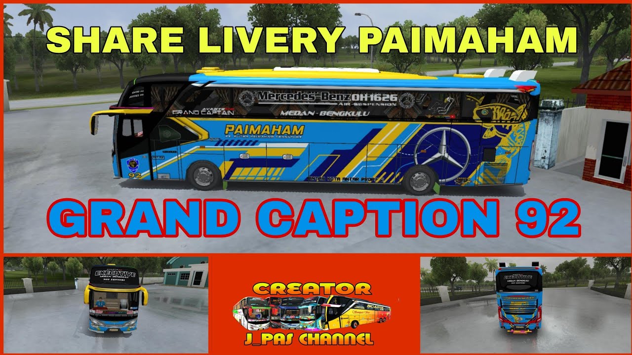 Share New Livery Sumut Bus Paimaham Body SHD Avante Grand Captiion Nopin 92 📌TKN 📌Sumut