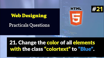 Change the color of all elements with the class “colortext” to “Blue”...