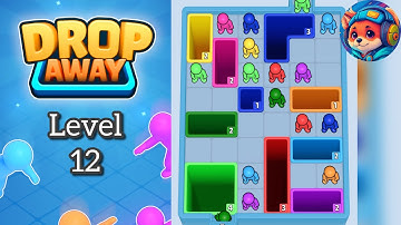 Drop Away Level 12 – Puzzle Game Walkthrough & Solutions | Mobile Gameplay 