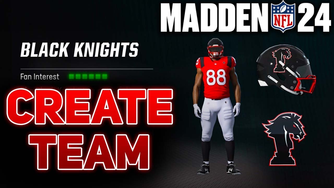 Madden 24 - Create A Team - YouTube